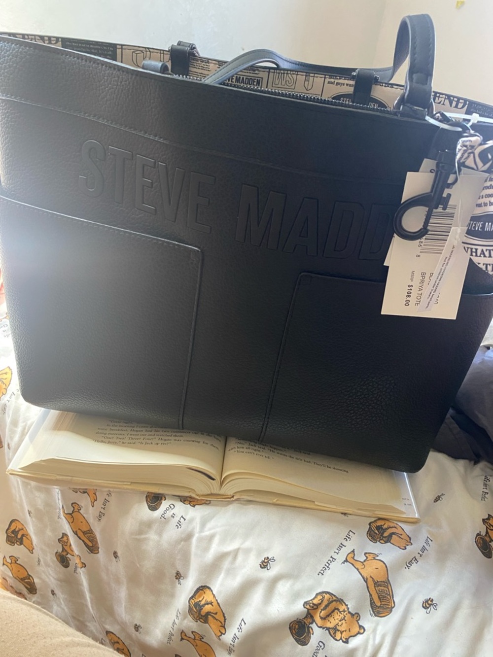 Steve Madden Black leather Shoulder Bag